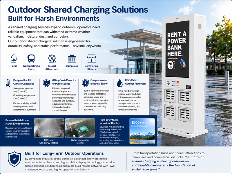 News - Outdoor Shared Charging Solutions Built for Harsh Environments